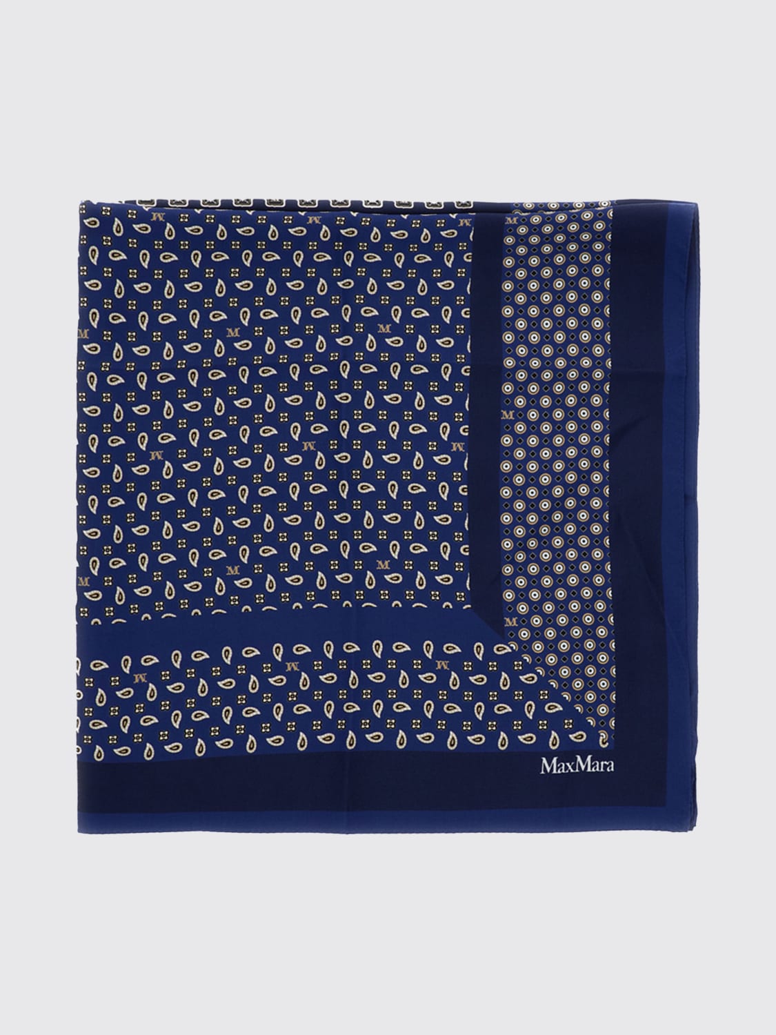 MAX MARA NECK SCARF: Scarf woman Max Mara, Multicolor - Img 1