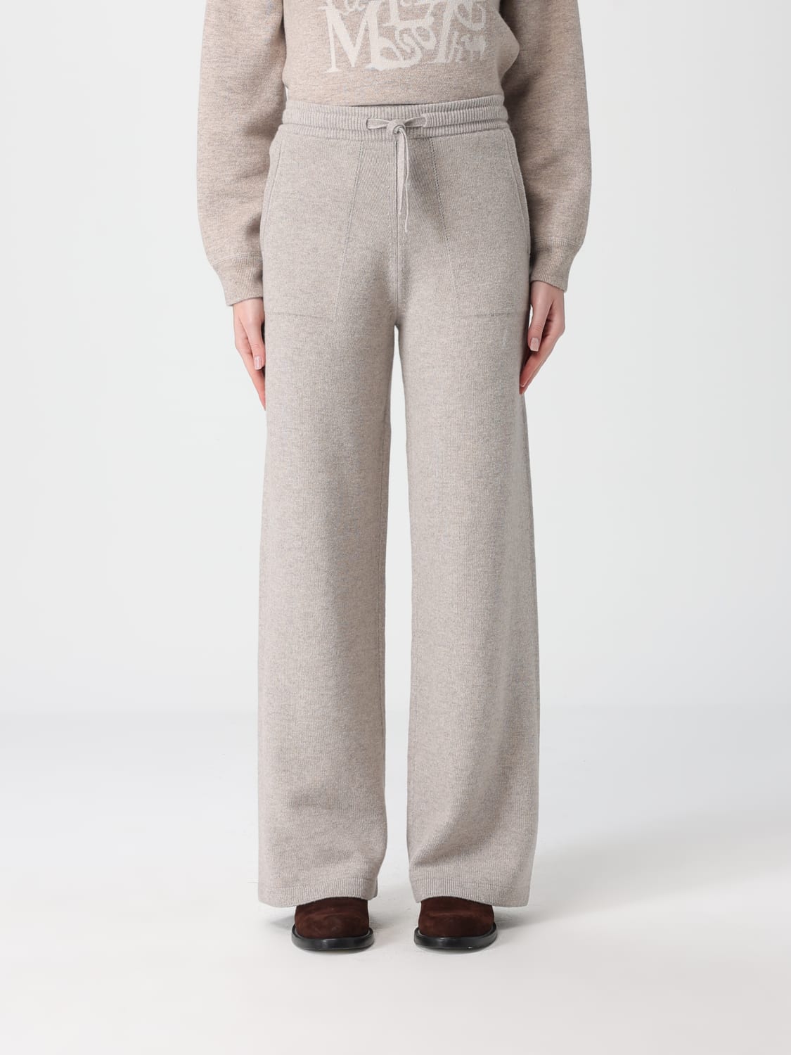 'S MAX MARA PANTS: Pants woman 's Max Mara, Beige - Img 1
