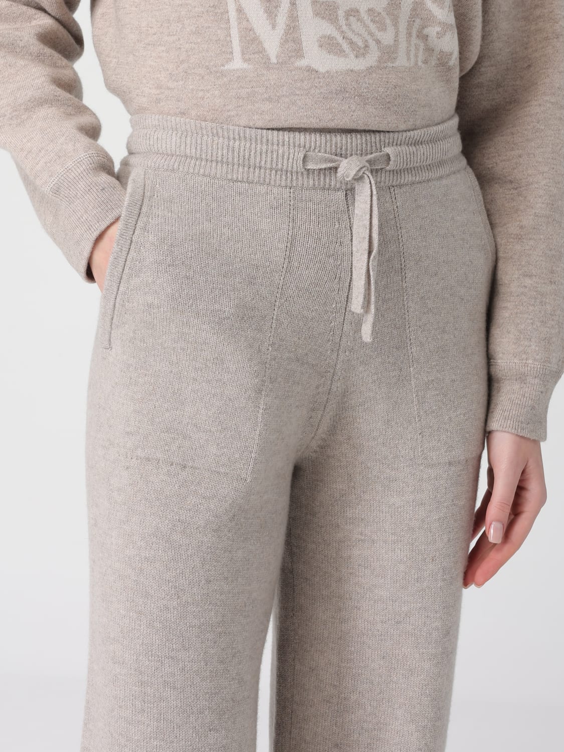 'S MAX MARA PANTS: Pants woman 's Max Mara, Beige - Img 4