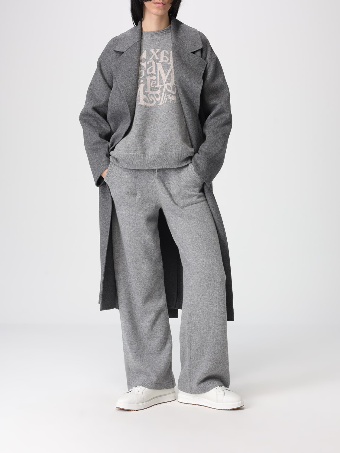 'S MAX MARA ABRIGO: Abrigo mujer 's Max Mara, Gris - Img 2