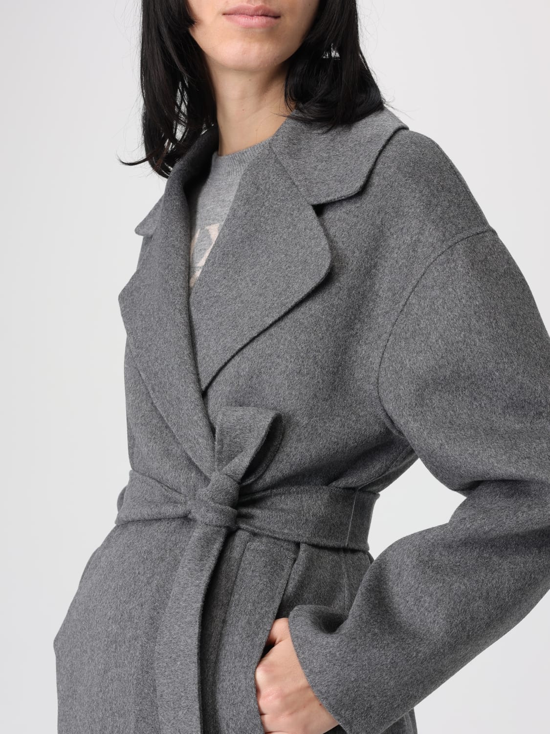 'S MAX MARA ABRIGO: Abrigo mujer 's Max Mara, Gris - Img 5