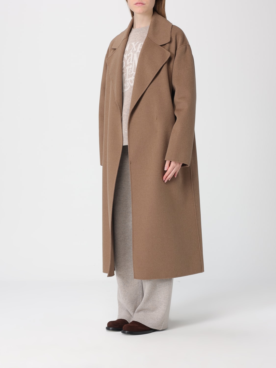 'S MAX MARA MANTEL: Mantel damen 's Max Mara, Braun - Img 3