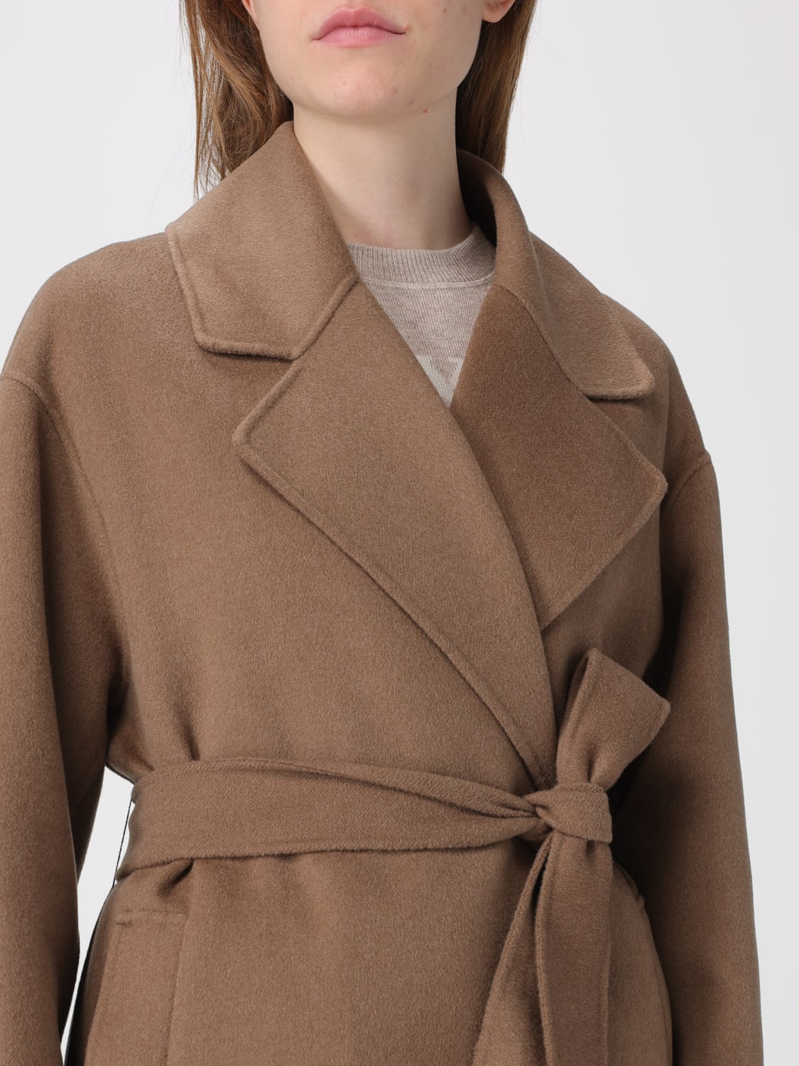 'S MAX MARA MANTEL: Mantel damen 's Max Mara, Braun - Img 4