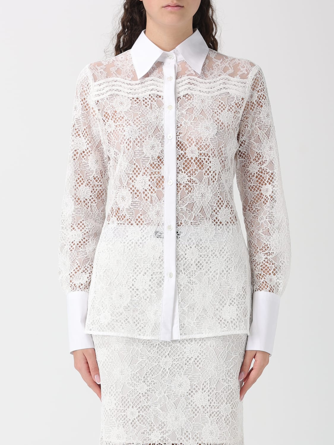 PINKO HEMDBLUSE: T-shirt damen Pinko, Weiß - Img 1