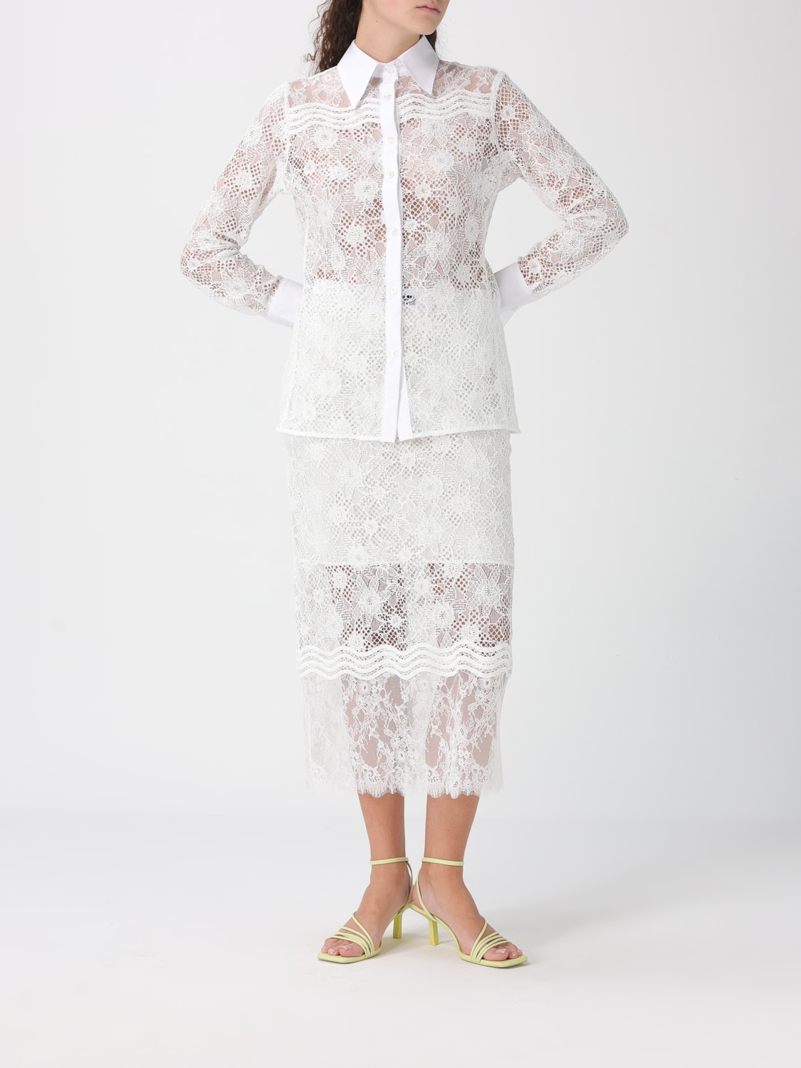 PINKO HEMDBLUSE: T-shirt damen Pinko, Weiß - Img 2