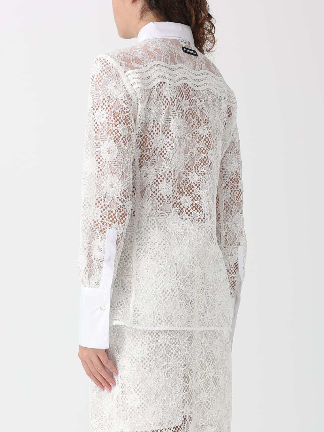 PINKO HEMDBLUSE: T-shirt damen Pinko, Weiß - Img 3