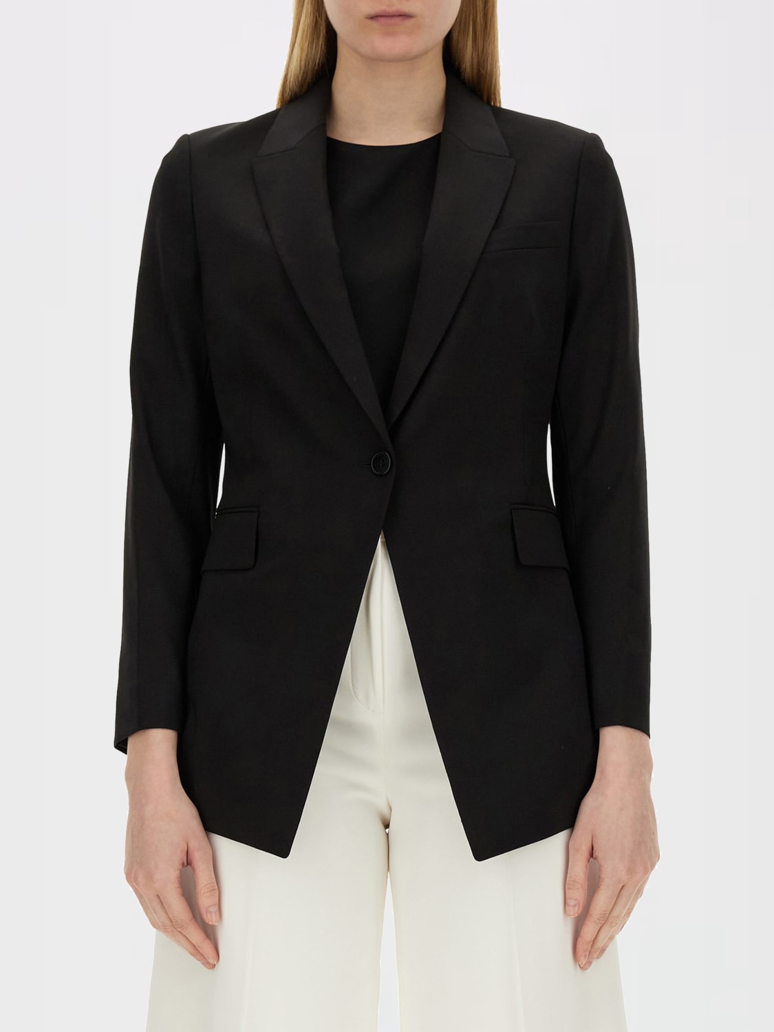 THEORY CHAQUETA: Americana mujer Theory, Negro - Img 1