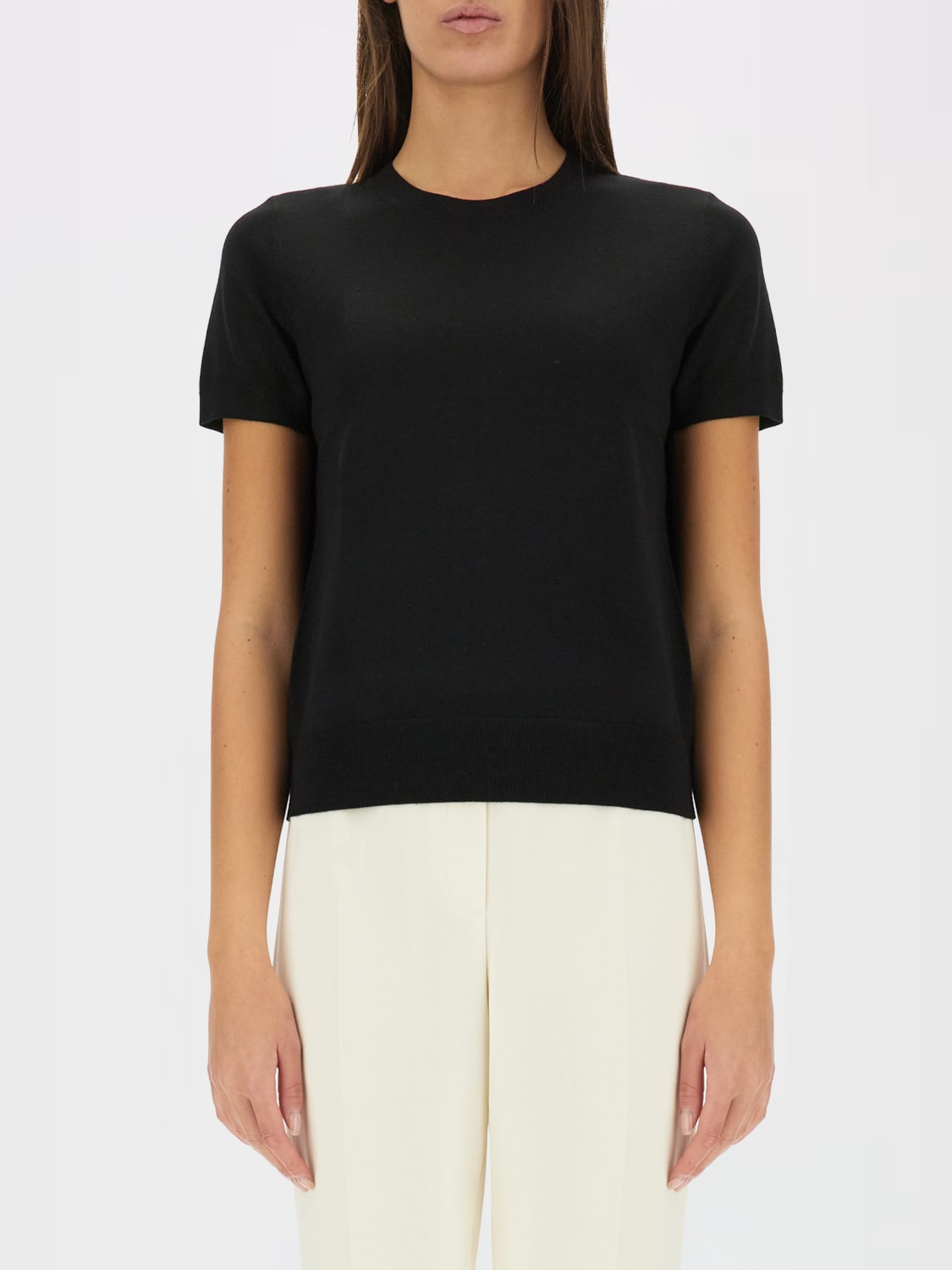 THEORY JERSEY: Camiseta mujer Theory, Negro - Img 1