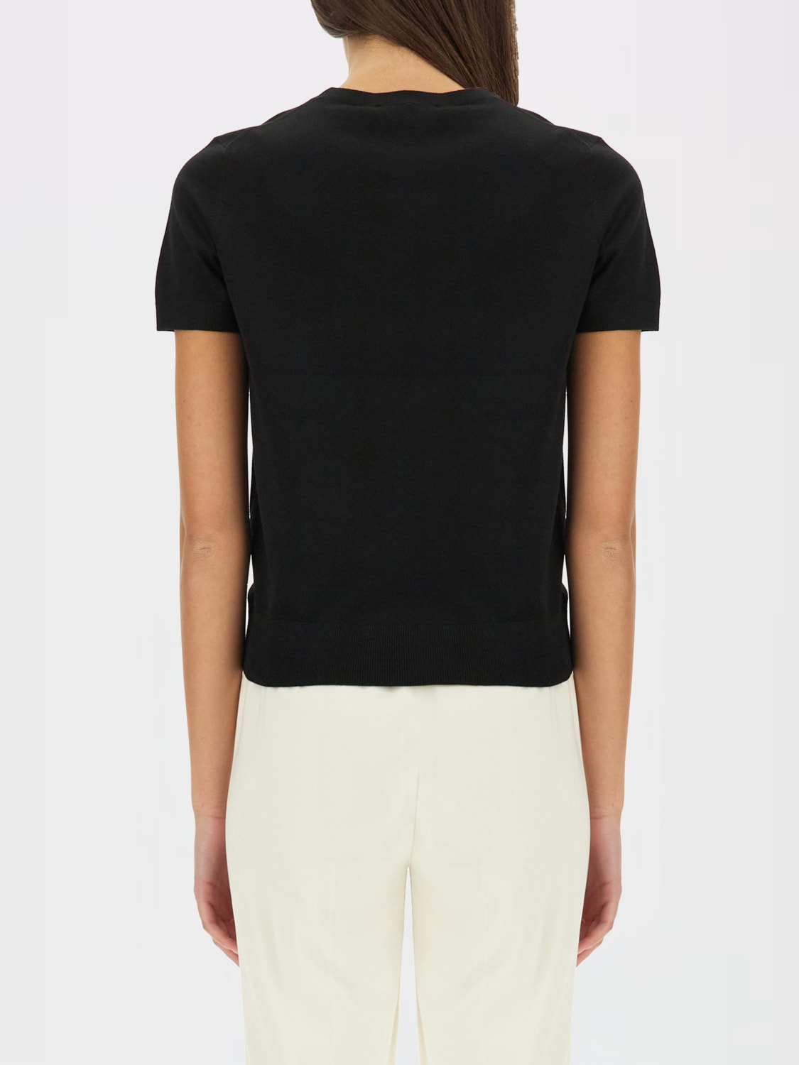 THEORY JERSEY: Camiseta mujer Theory, Negro - Img 3