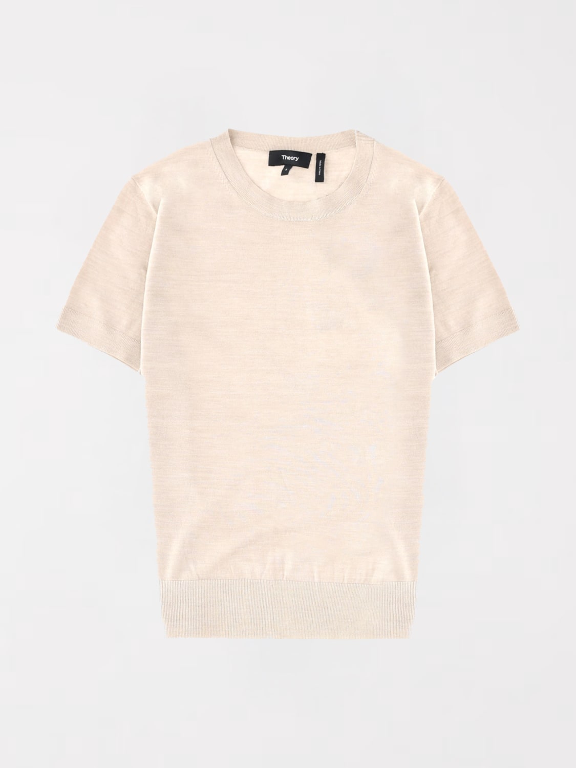 THEORY SWEATER: T-shirt woman Theory, Beige - Img 2