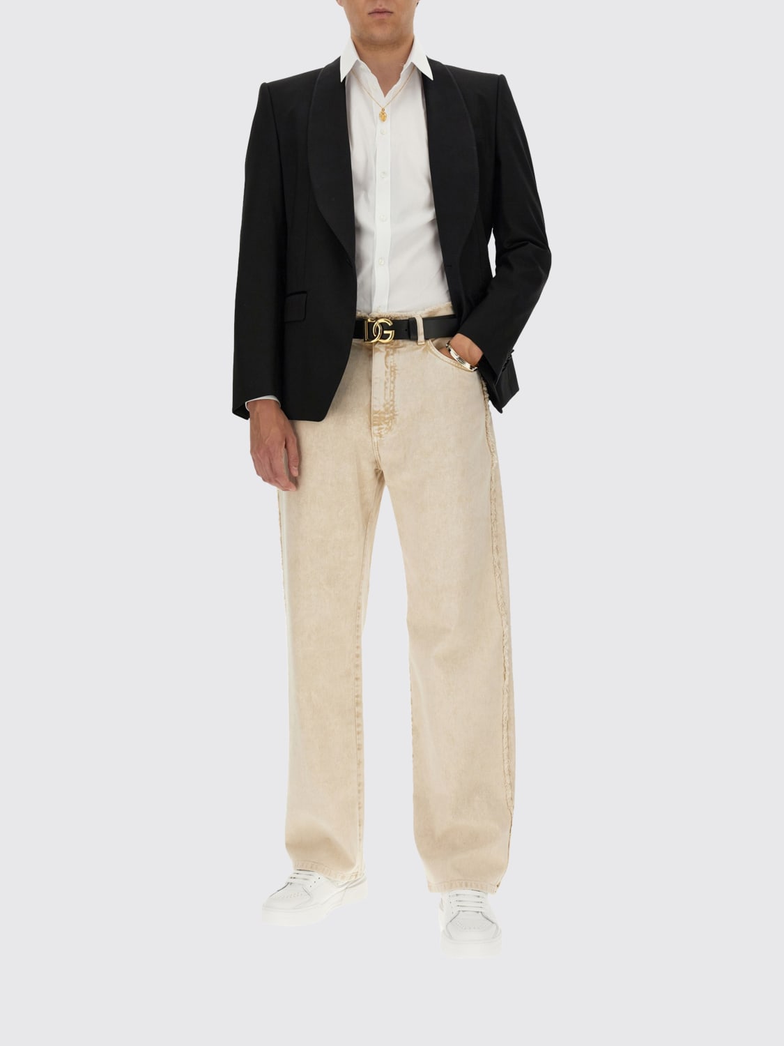 DOLCE & GABBANA SHIRT: Shirt men Dolce & Gabbana, White - Img 2