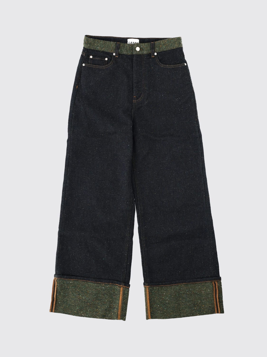 GANNI JEANS: Jeans femme Ganni, Anthracite - Img 2