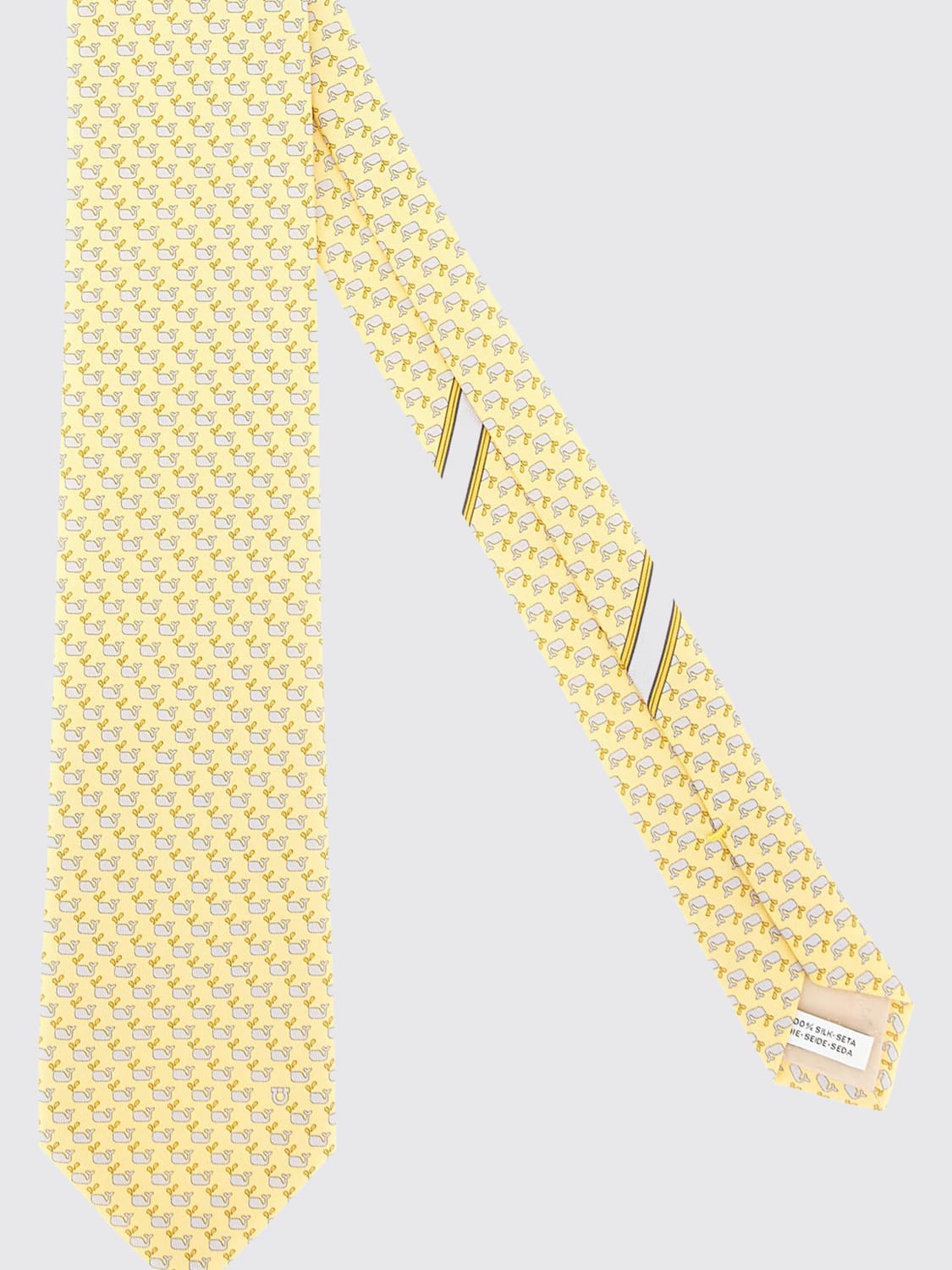 FERRAGAMO TIE: Tie men Ferragamo, Yellow - Img 2
