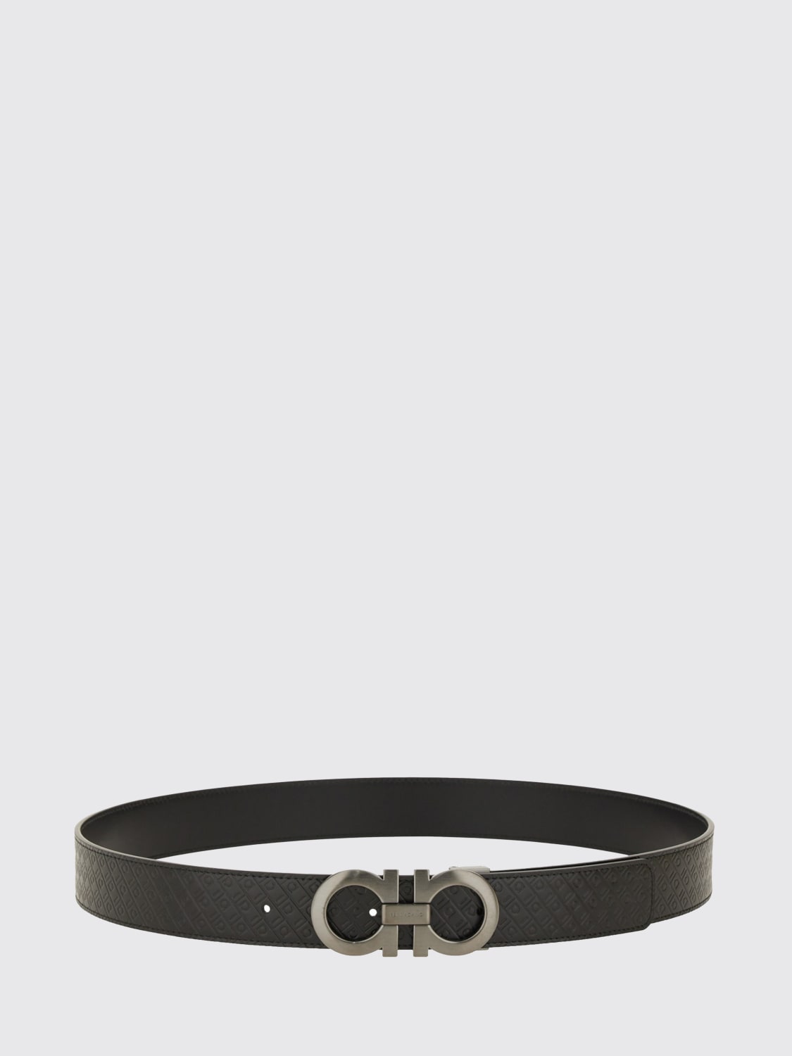 FERRAGAMO BELT: Belt men Ferragamo, Black - Img 1