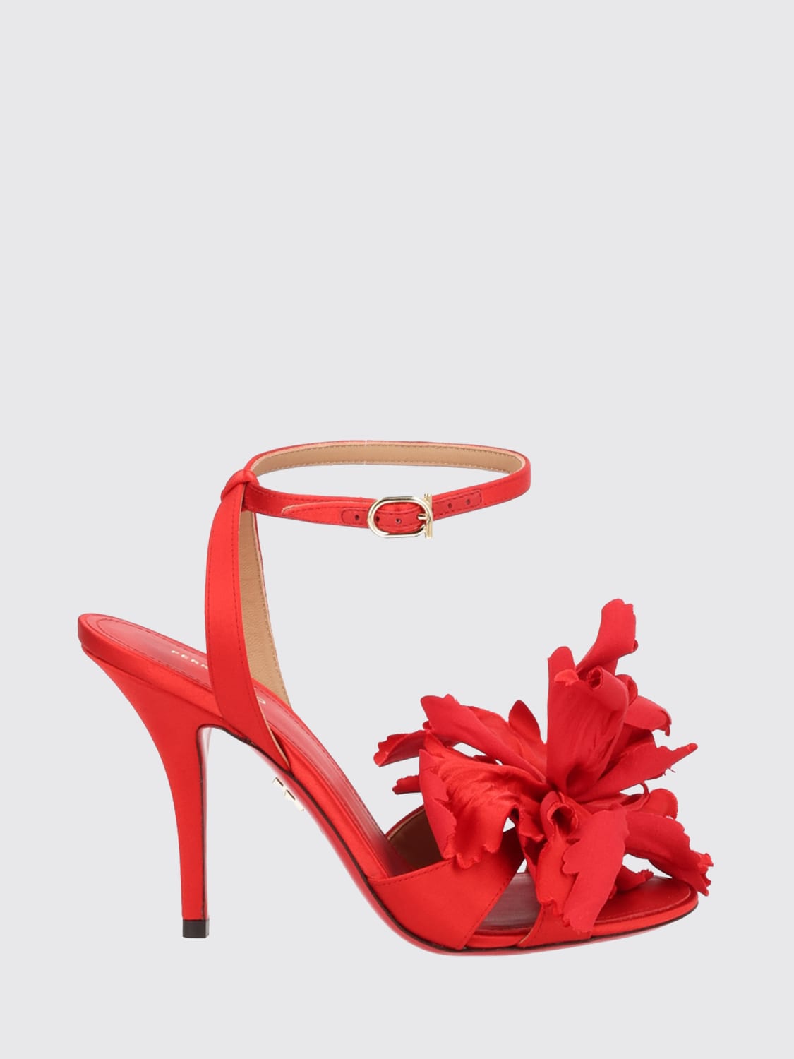FERRAGAMO HEELED SANDAL: Pump woman Ferragamo, Red - Img 1