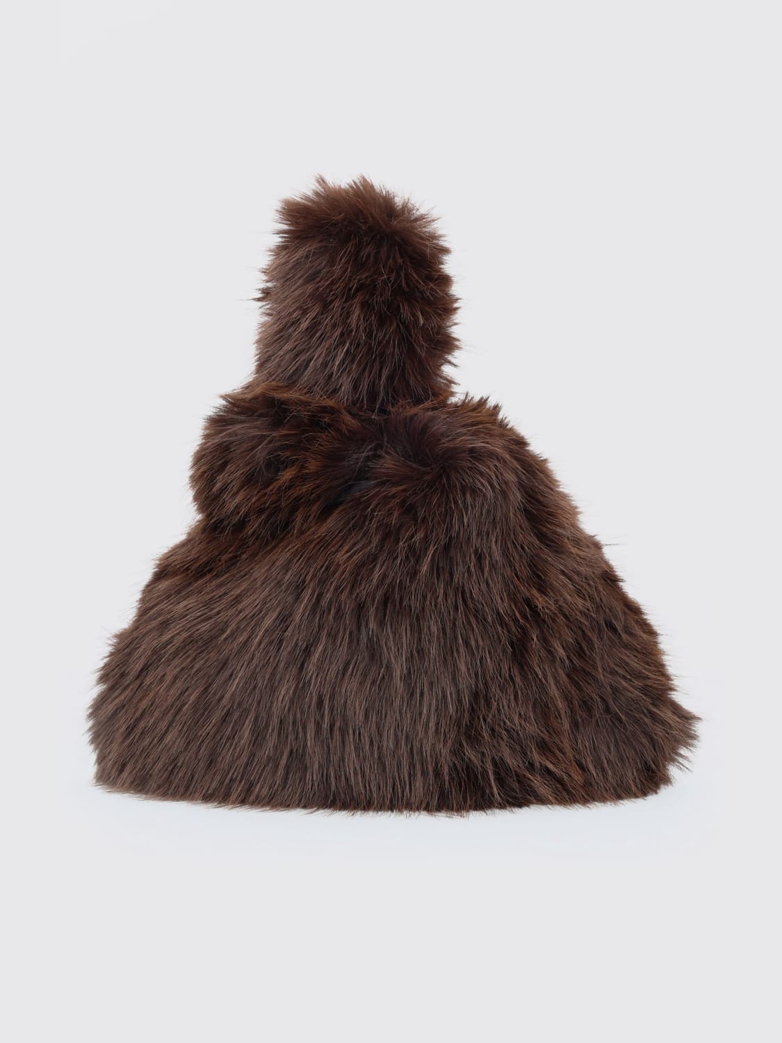 MSGM HANDBAG: Crossbody bag woman MSGM, Brown - Img 1