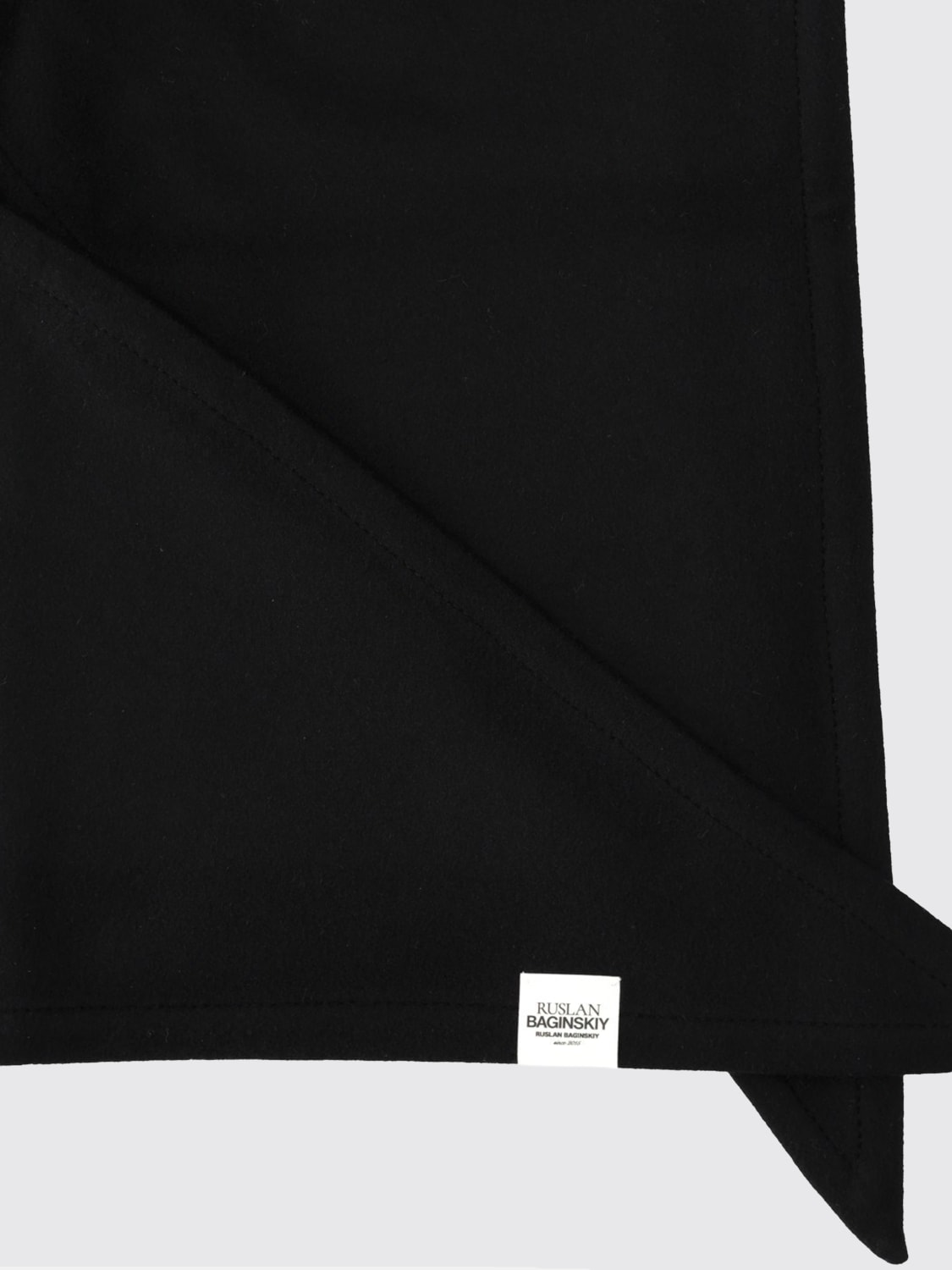 RUSLAN BAGINSKIY SCARF: Hat woman Ruslan Baginskiy, Black - Img 2