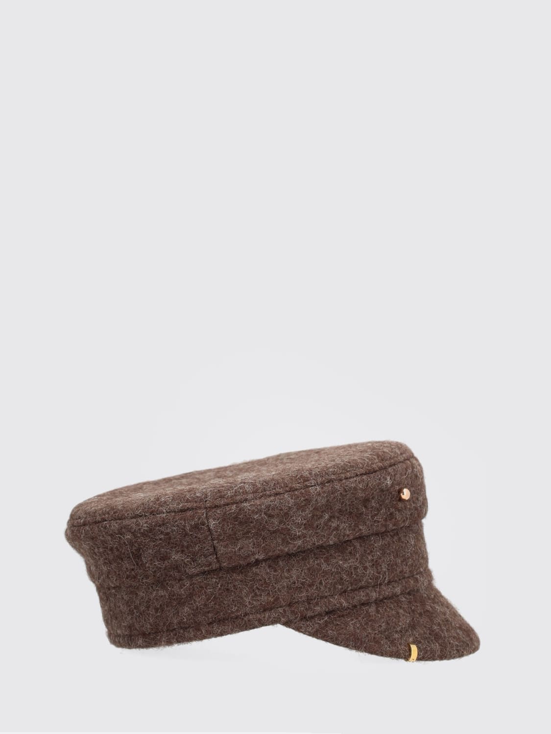 RUSLAN BAGINSKIY HAT: Hat woman Ruslan Baginskiy, Brown - Img 2