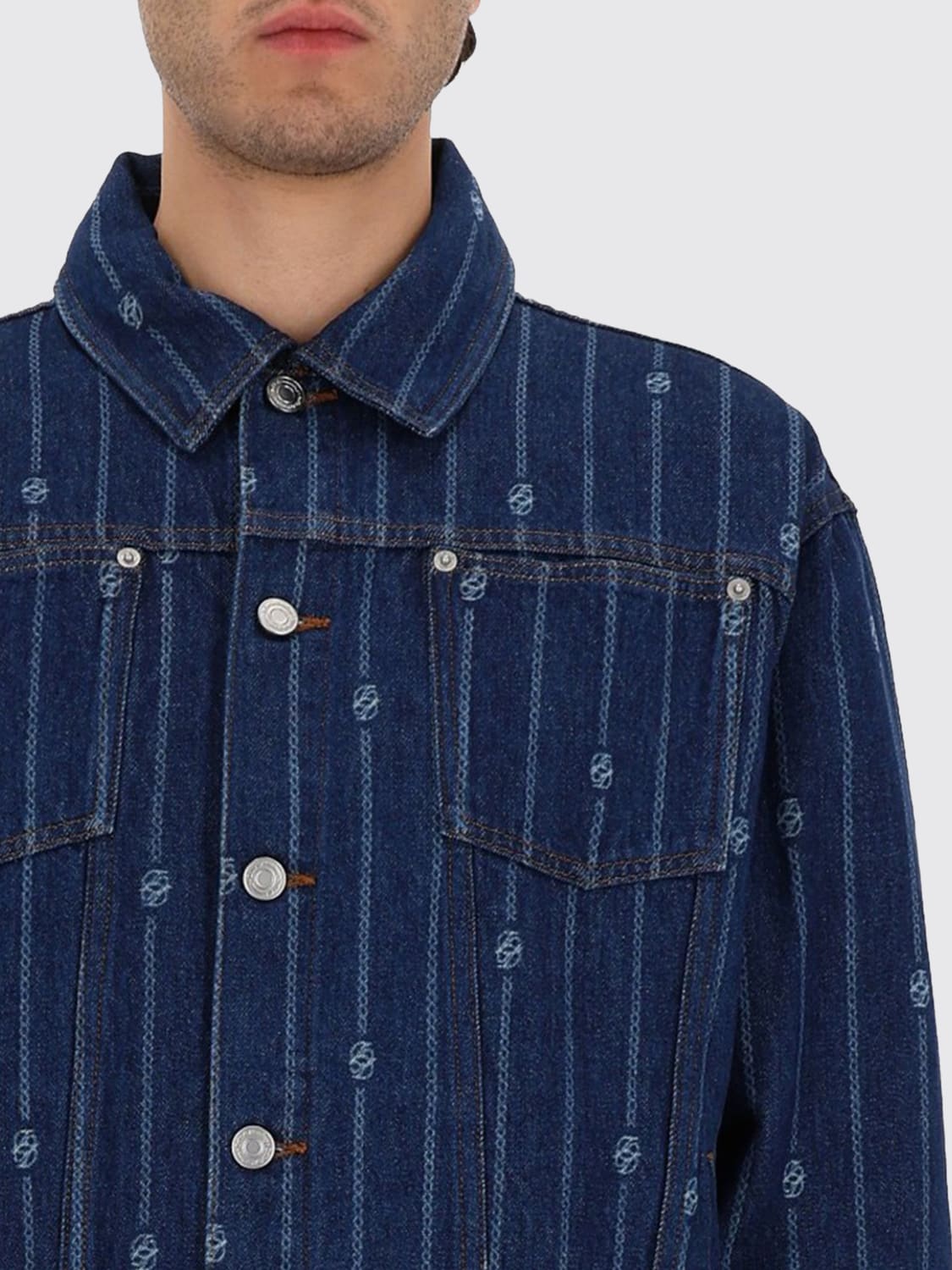 DRÔLE DE MONSIEUR ジャケット: ジャケット メンズ Drôle De Monsieur, ブルー - Img 4