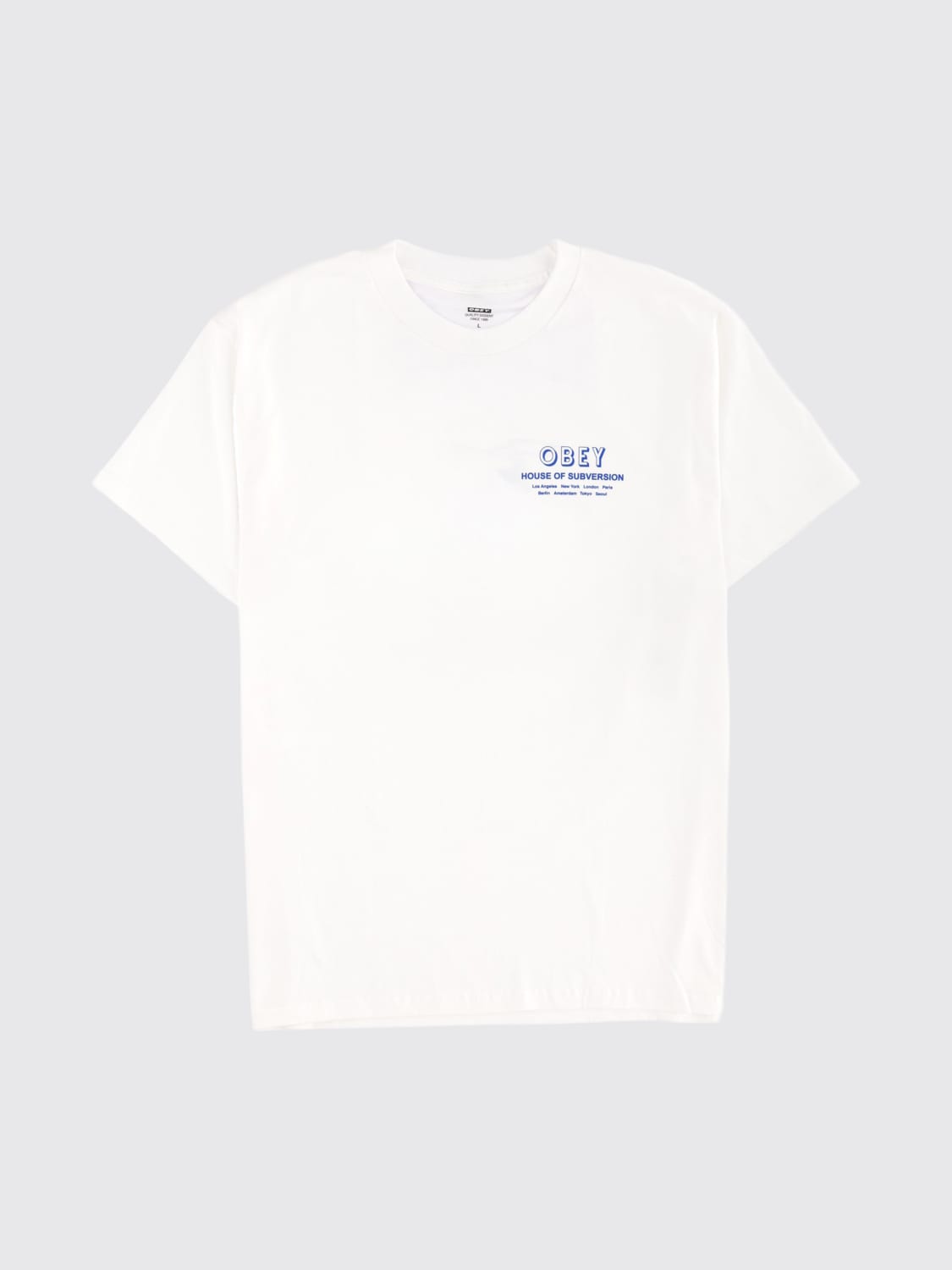 OBEY T-SHIRT: T-shirt men Obey, White - Img 2