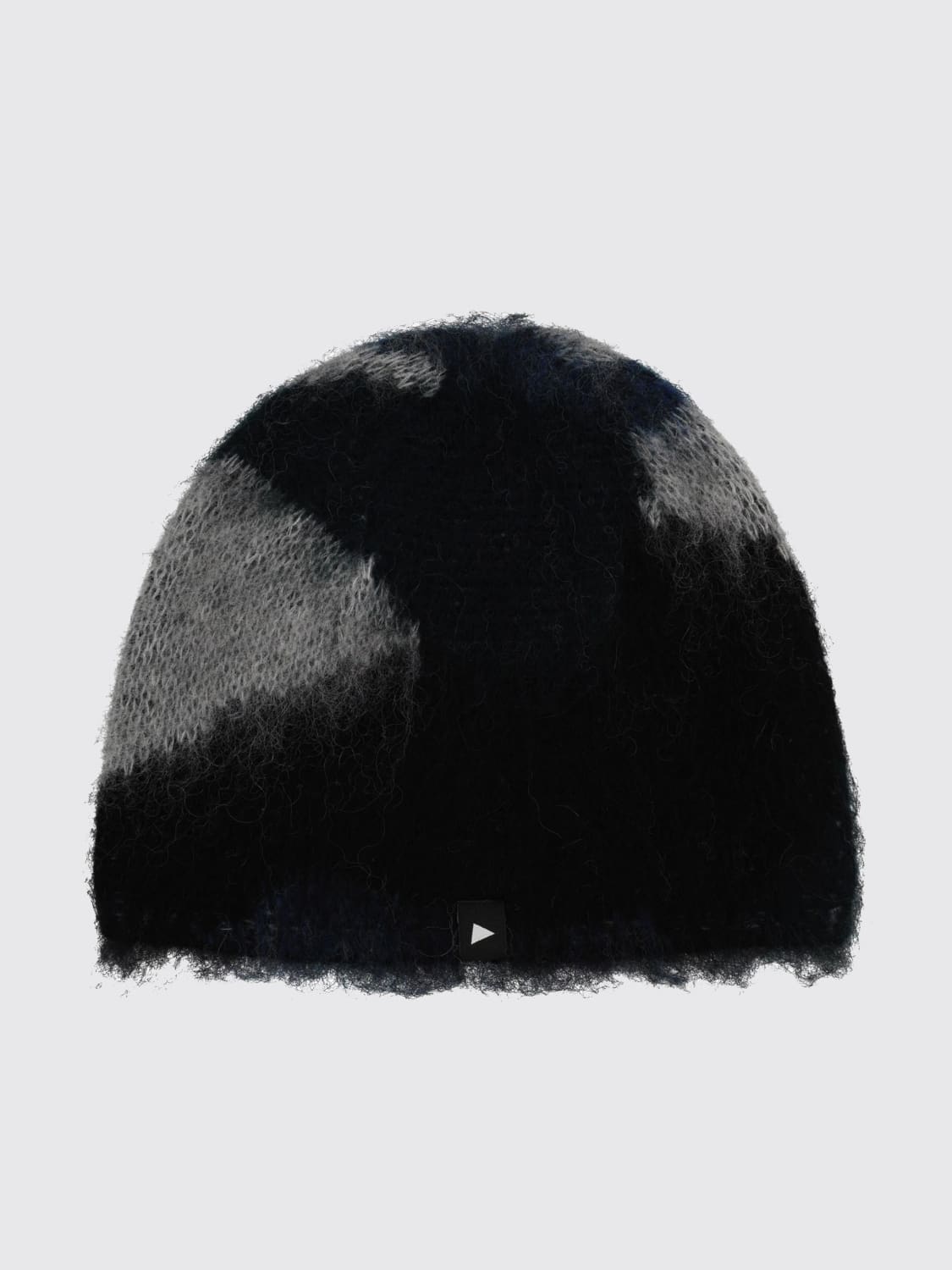 AND WANDER CAPPELLO: Cappello Shaggy And Wander in maglia misto lana , Nero - Img 1