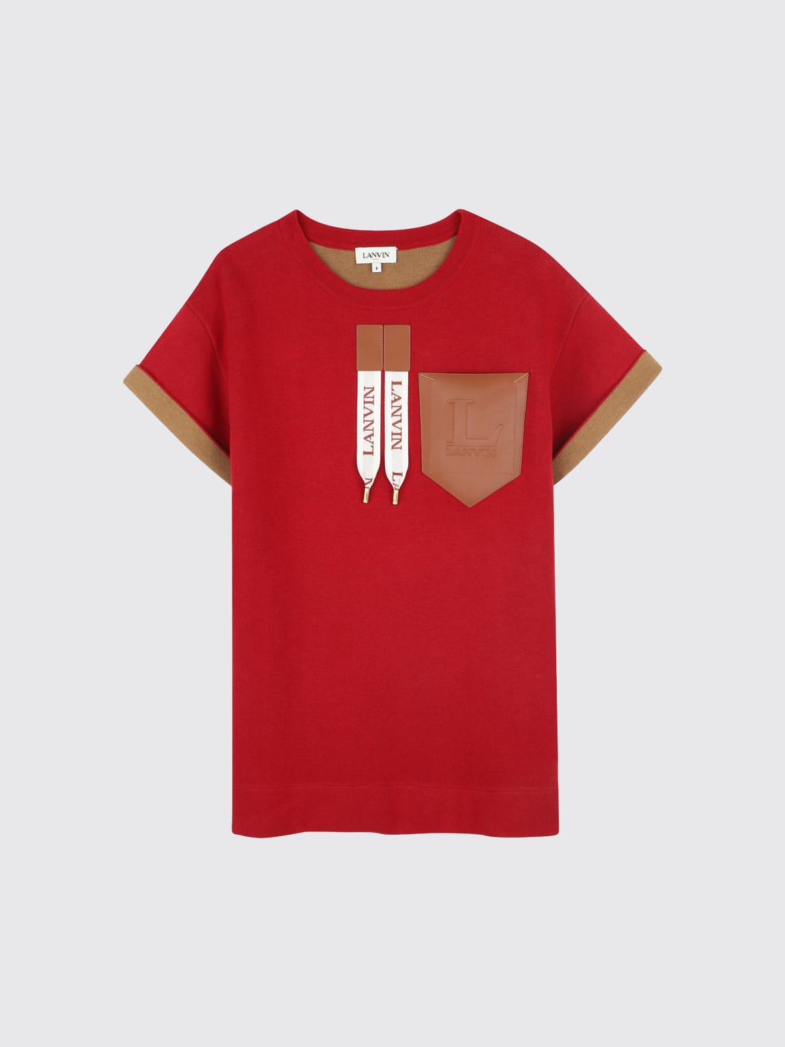 LANVIN CAMISETA: Vestido niños Lanvin, Rojo - Img 1