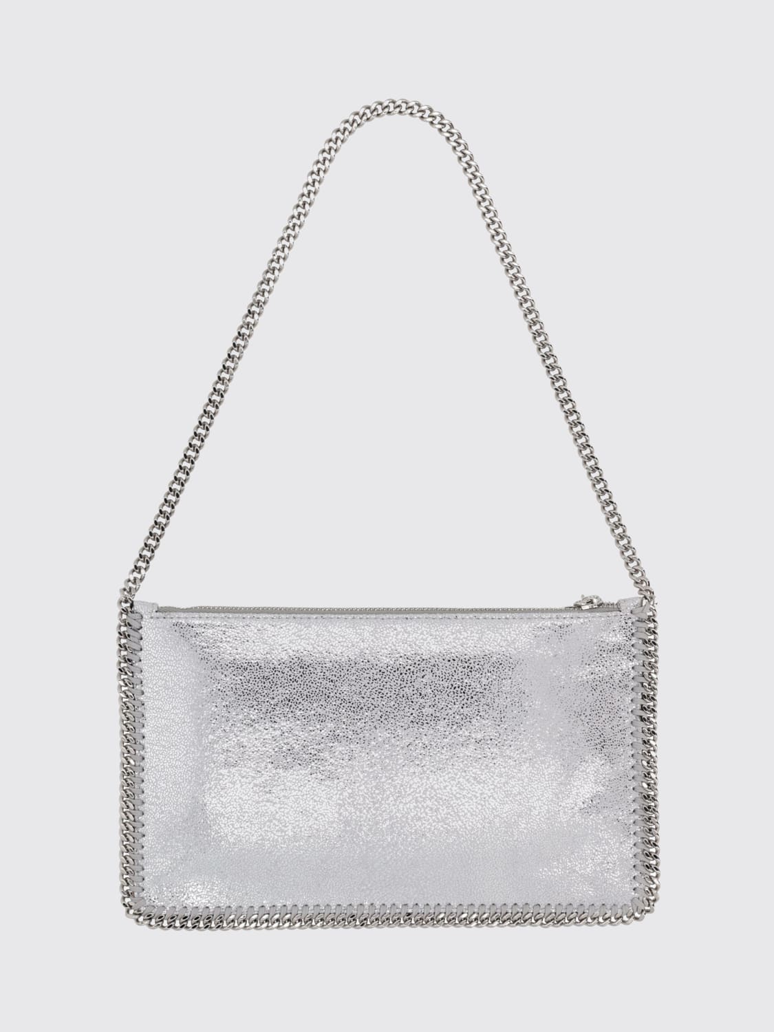 STELLA MCCARTNEY BORSA A TRACOLLA: Borsa a tracolla donna Stella McCartney, Argento - Img 2