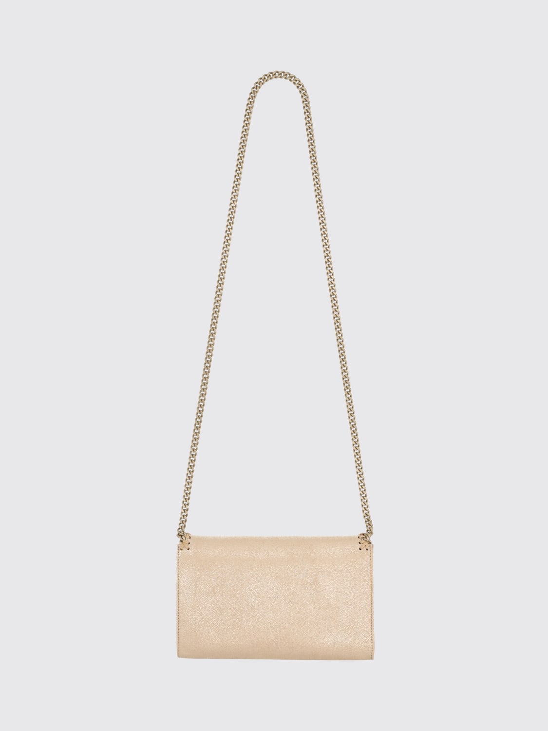 STELLA MCCARTNEY BORSA A TRACOLLA: Borsa Falabella Stella McCartney in pelle sintetica cracklé, Oro - Img 2