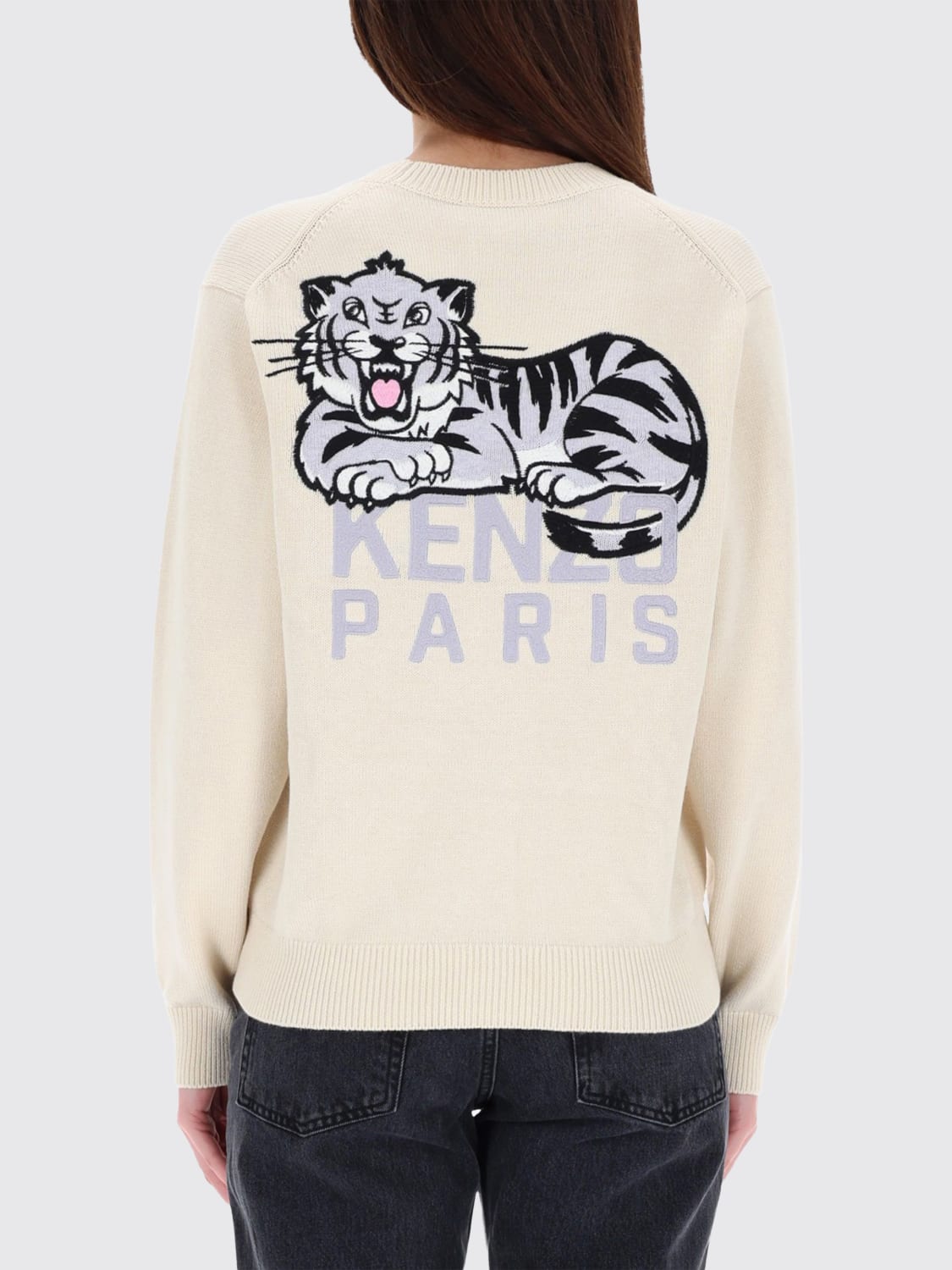 KENZO SWEATER: Sweater woman Kenzo, White - Img 3