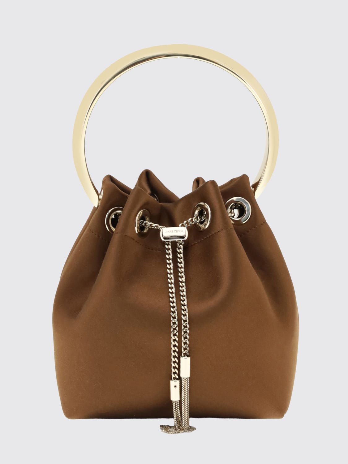 JIMMY CHOO HANDTASCHE: Handtasche damen Jimmy Choo, Bronze - Img 1