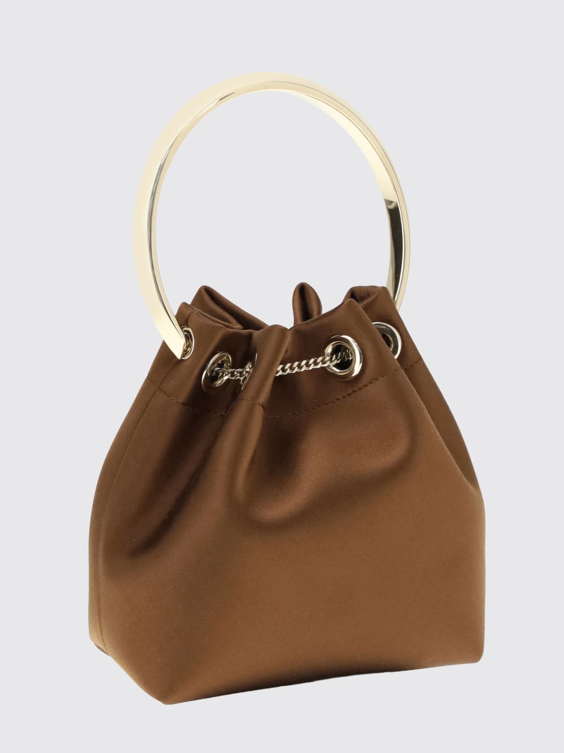 JIMMY CHOO HANDTASCHE: Handtasche damen Jimmy Choo, Bronze - Img 2