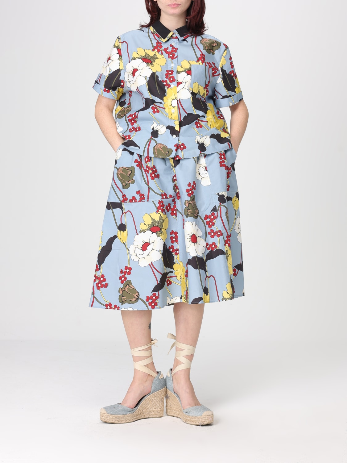 MARNI JUPE: Jupe femme Marni, Ciel - Img 2