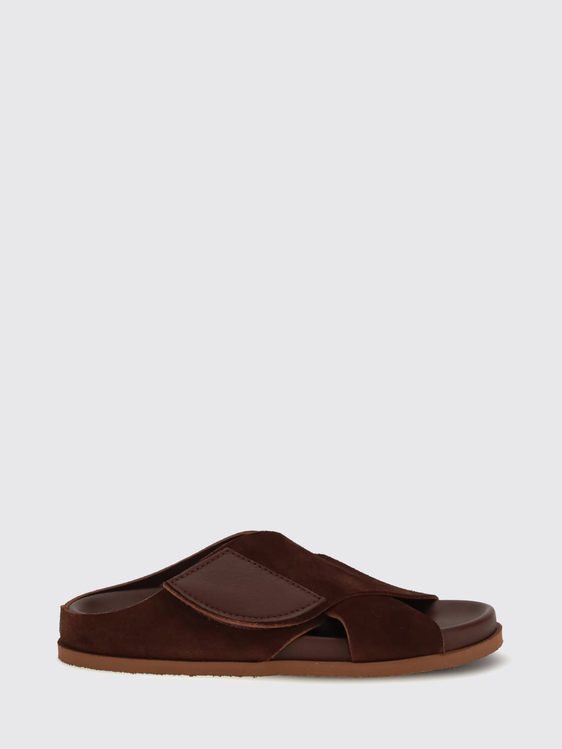 PEDRO GARCIA FLAT SANDAL: Shoes woman Pedro Garcia, Burgundy - Img 1