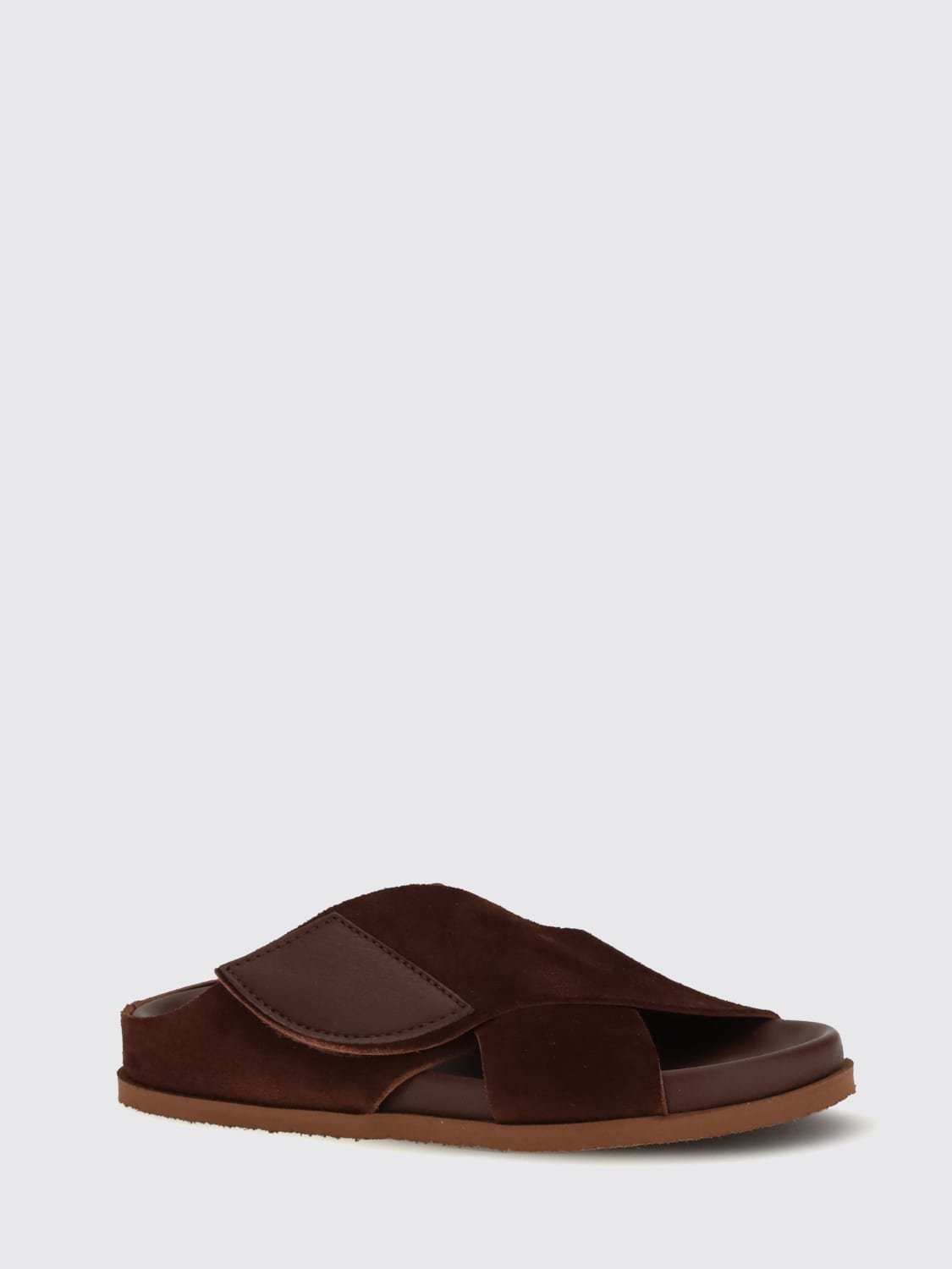 PEDRO GARCIA FLAT SANDAL: Shoes woman Pedro Garcia, Burgundy - Img 2