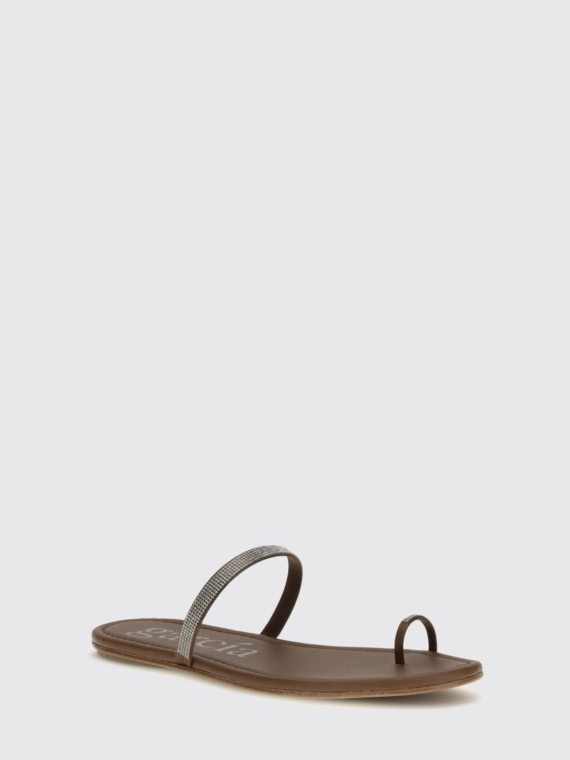 PEDRO GARCIA FLAT SANDAL: Shoes woman Pedro Garcia, Brown - Img 2