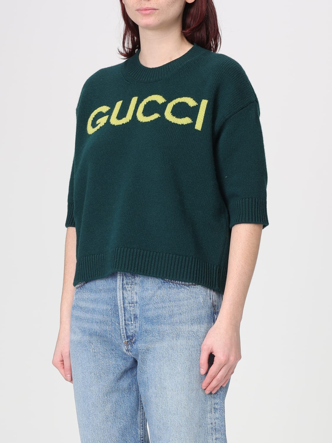 GUCCI PULL: Pull femme Gucci, Vert - Img 3