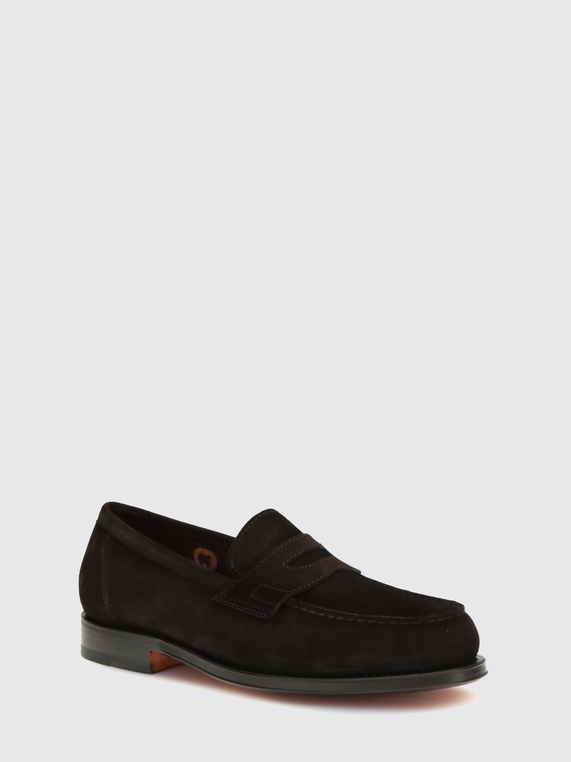SANTONI LOAFERS: Loafers men Santoni, Dark - Img 2