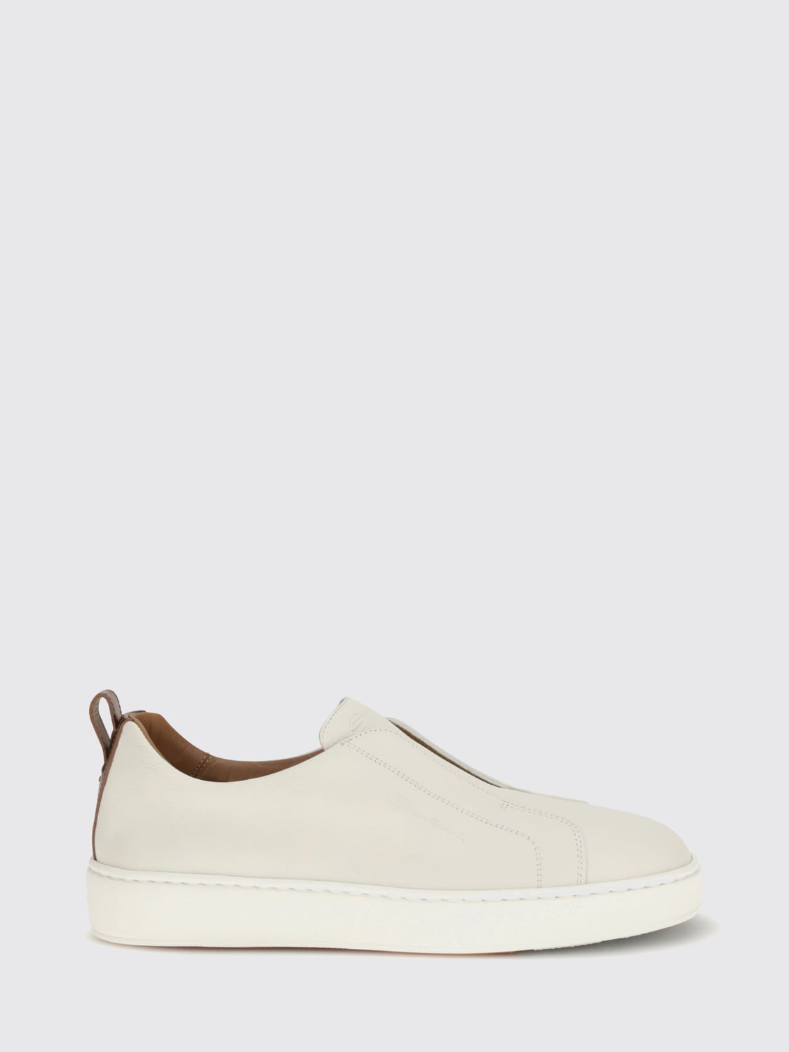 SANTONI SNEAKERS: Sneakers men Santoni, White - Img 1