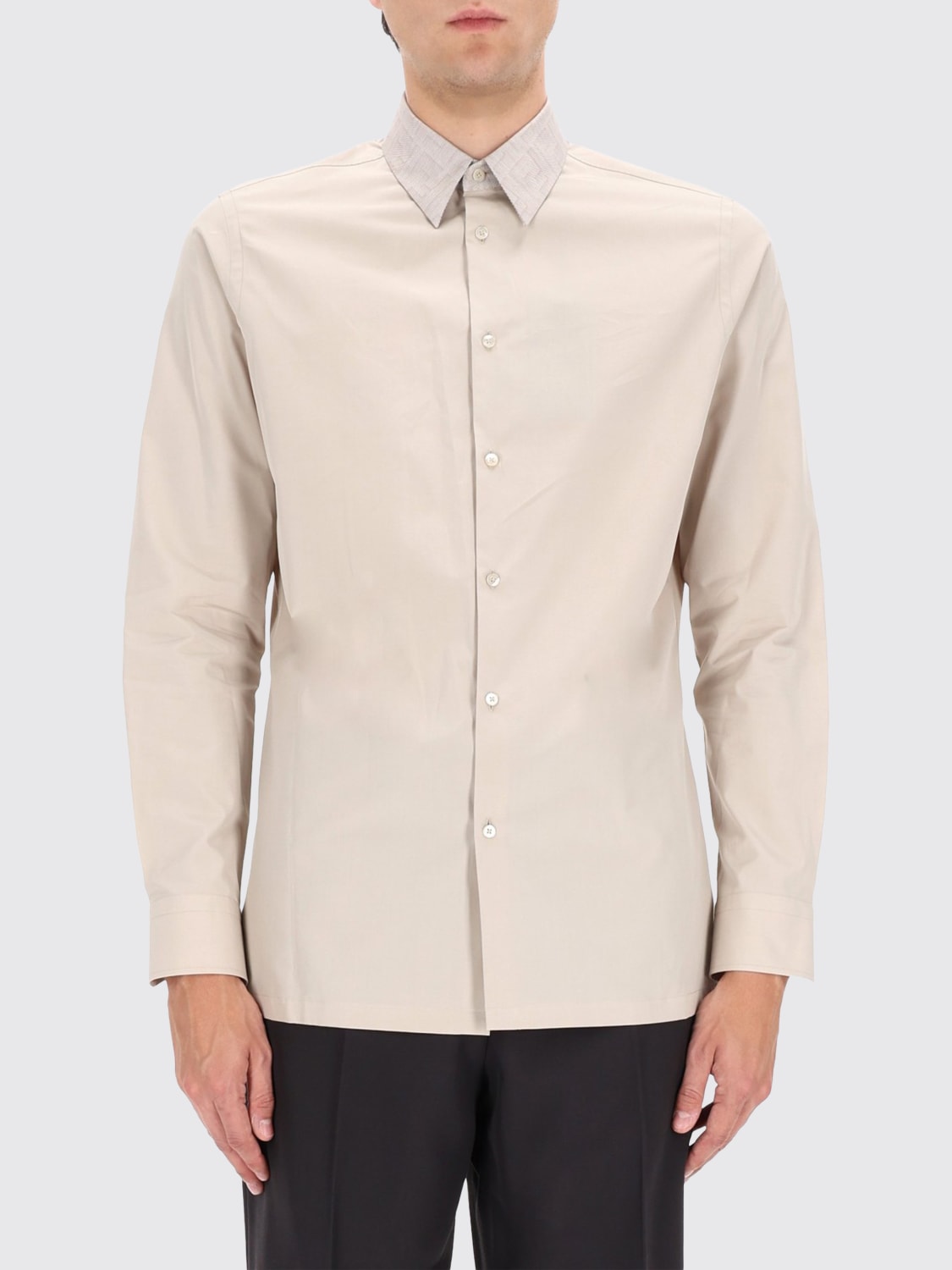 FENDI SHIRT: Shirt men Fendi, White - Img 1