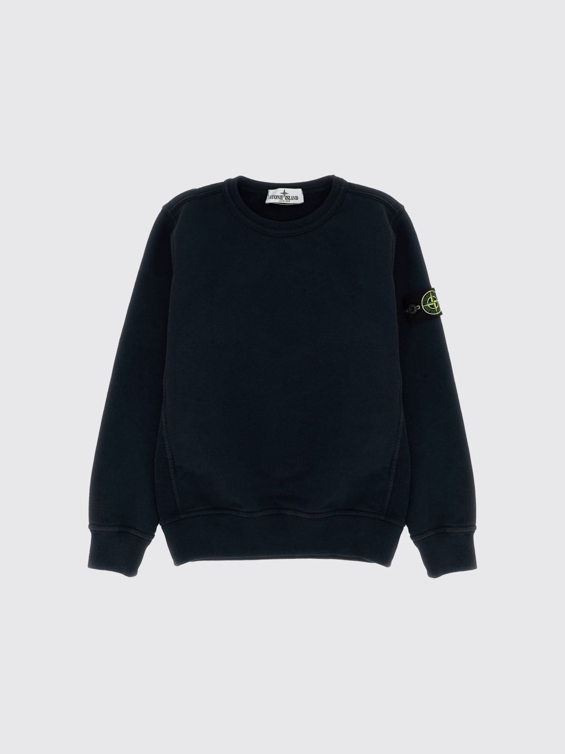 STONE ISLAND JERSEY: Jersey niños Stone Island, Negro - Img 2