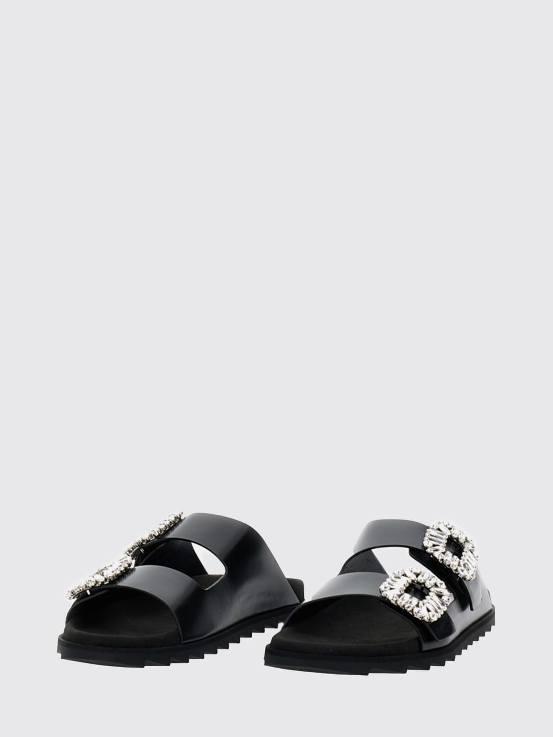 ROGER VIVIER FLAT SANDAL: Flat sandal woman Roger Vivier, Black - Img 2