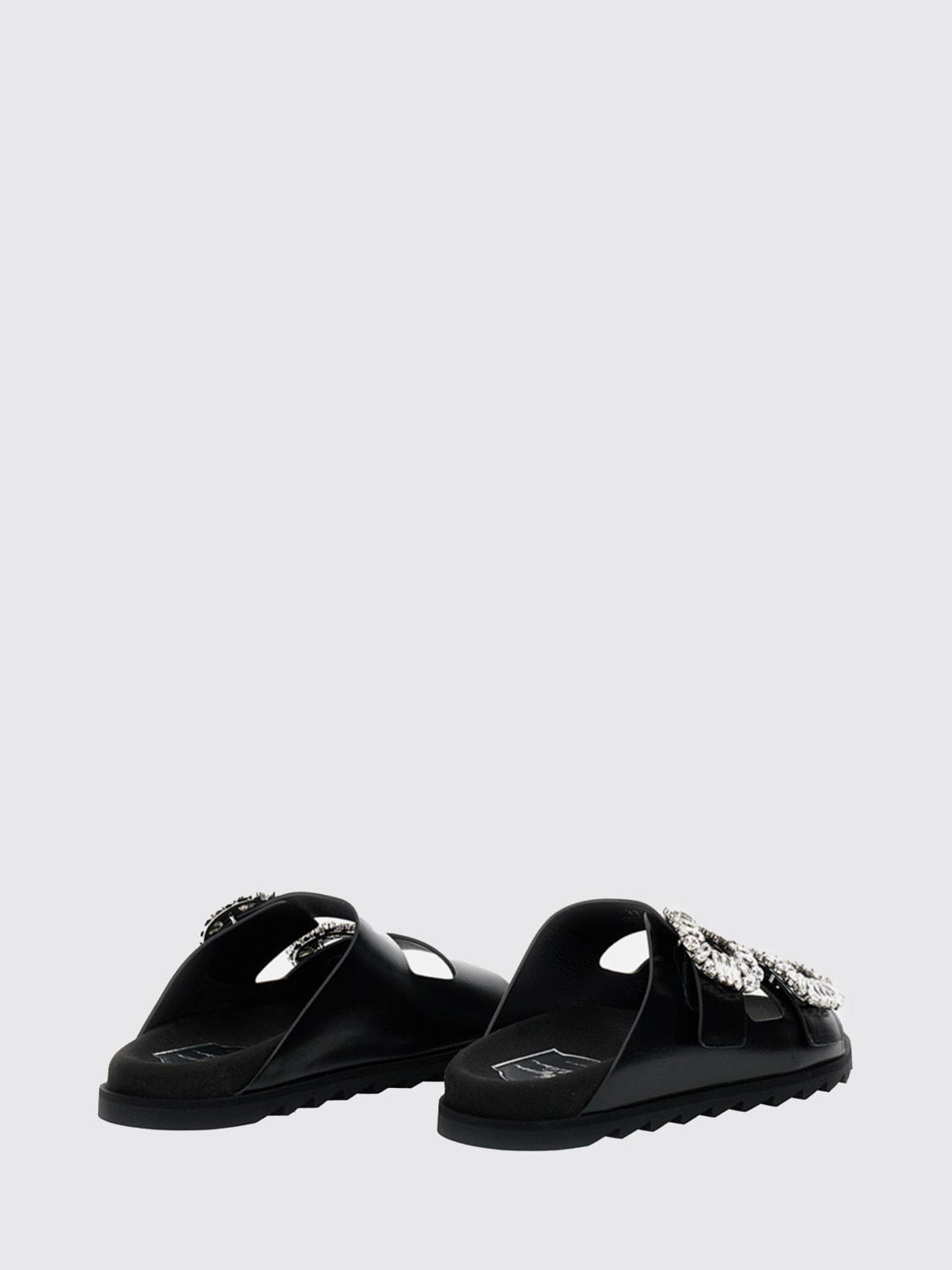 ROGER VIVIER FLAT SANDAL: Flat sandal woman Roger Vivier, Black - Img 3