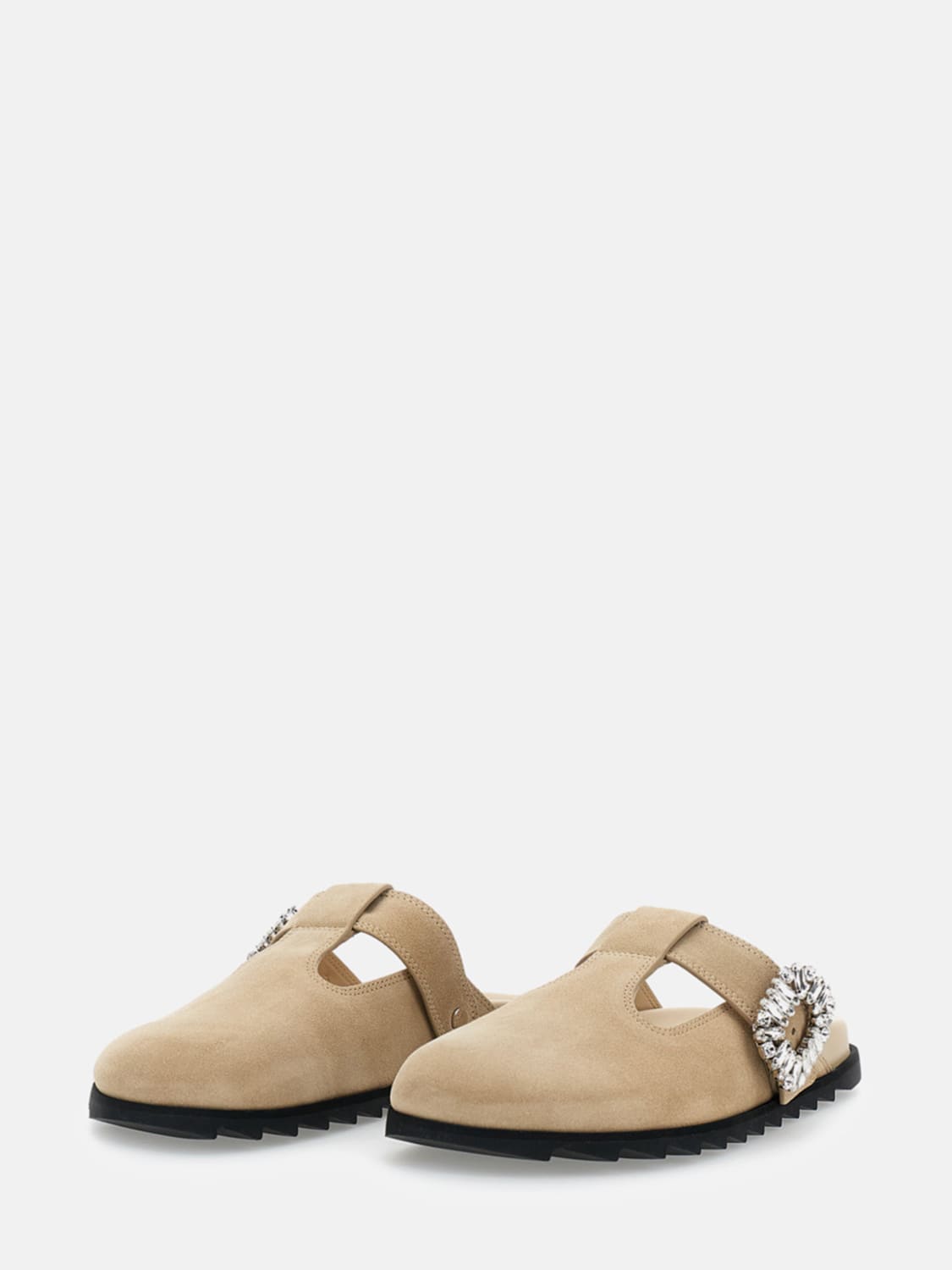 ROGER VIVIER FLAT SANDAL: Flat sandal woman Roger Vivier, Beige - Img 2