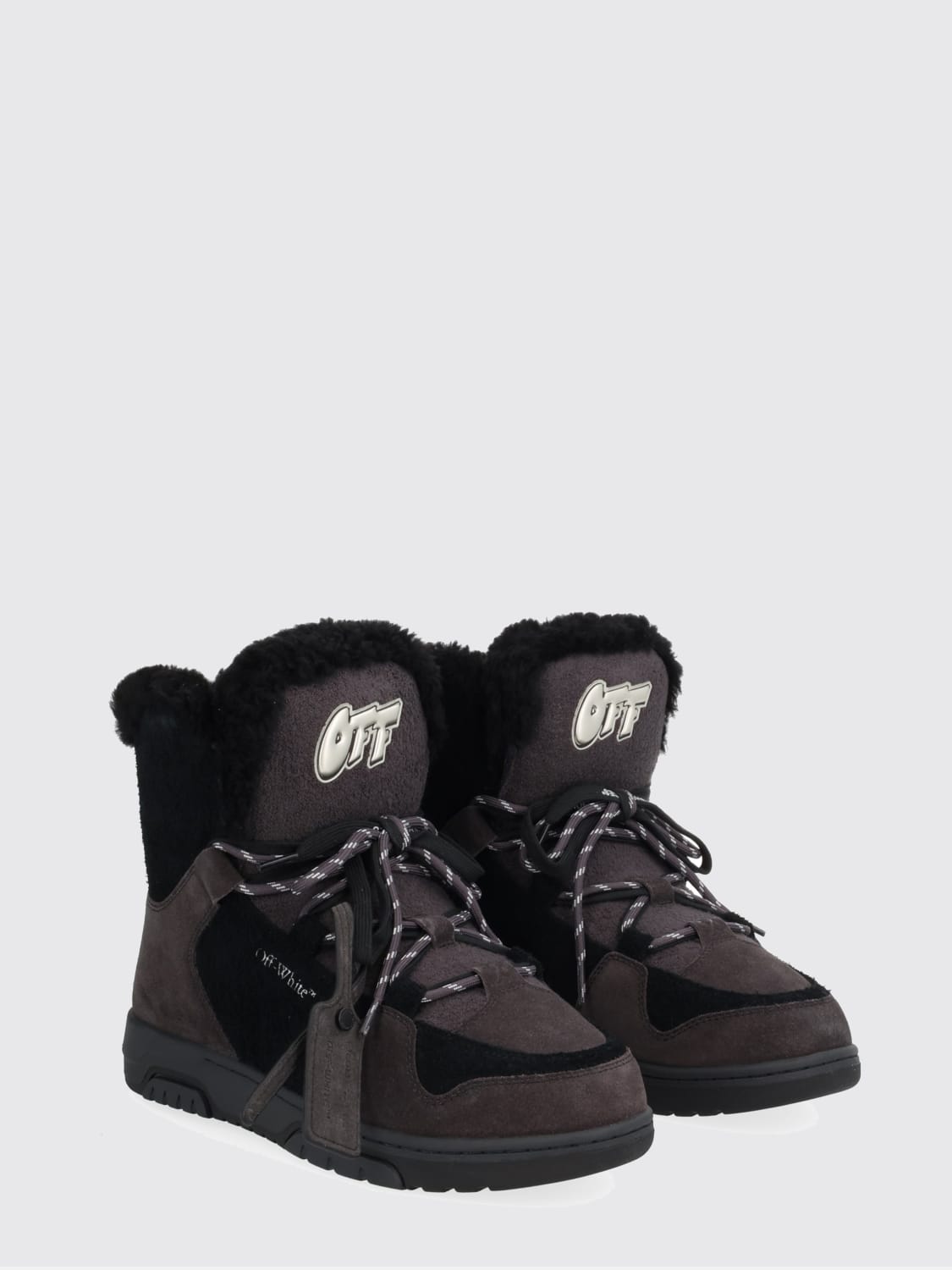 OFF-WHITE BOOT: Boot men Off-white, Black - Img 2