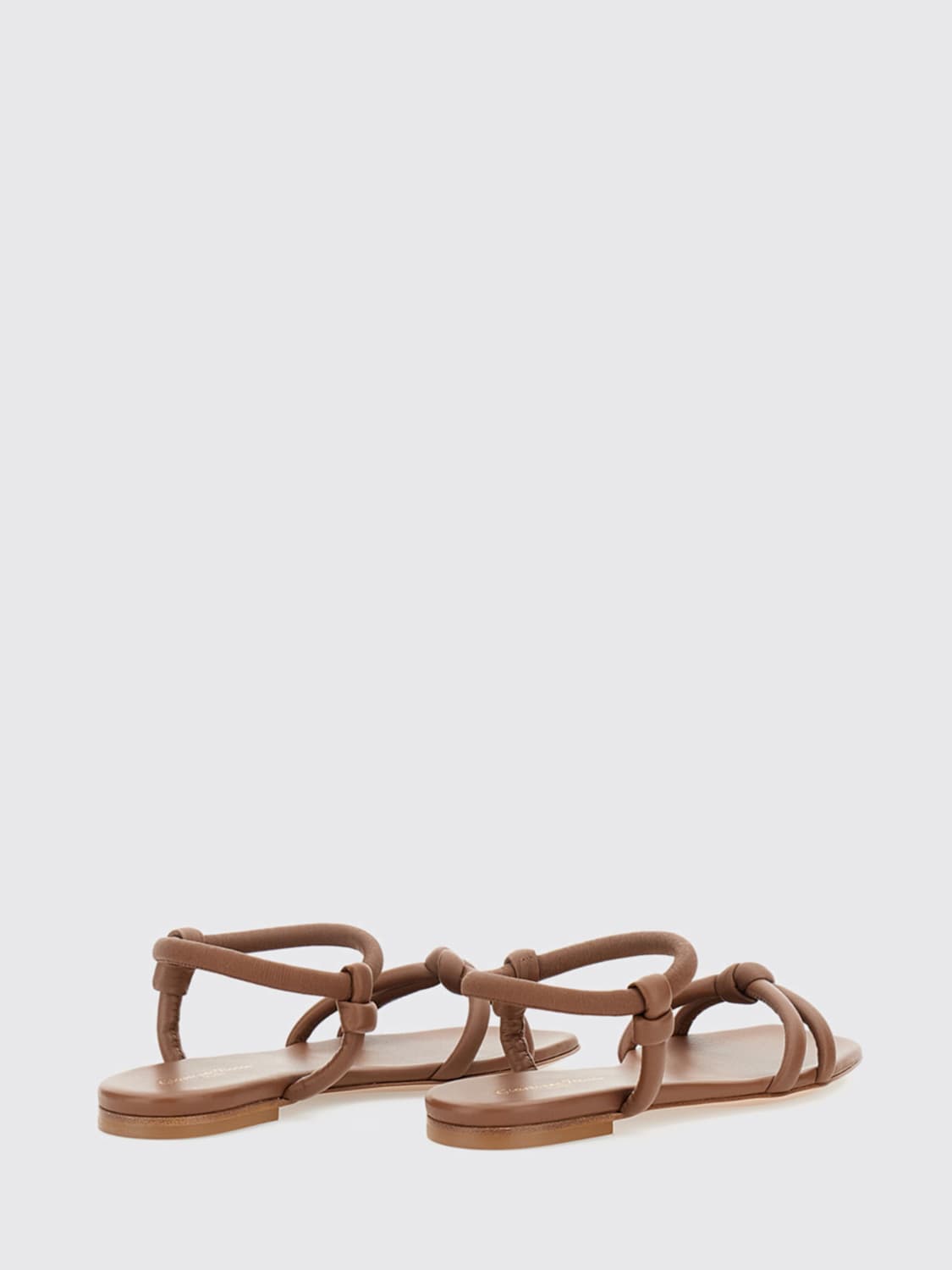 GIANVITO ROSSI FLAT SANDAL: Flat sandal woman Gianvito Rossi, Brown - Img 3