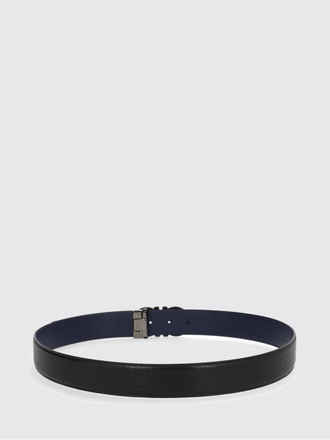 FERRAGAMO BELT: Belt men Ferragamo, Black - Img 2