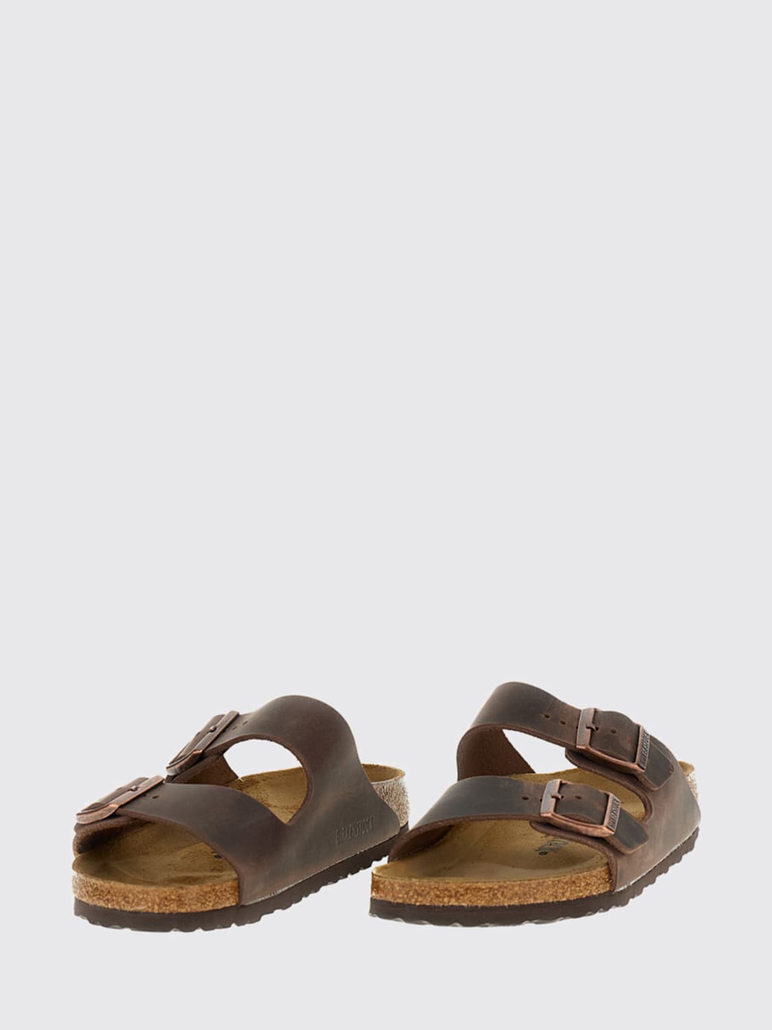 BIRKENSTOCK FLAT SANDAL: Flat sandal woman Birkenstock, Brown - Img 2