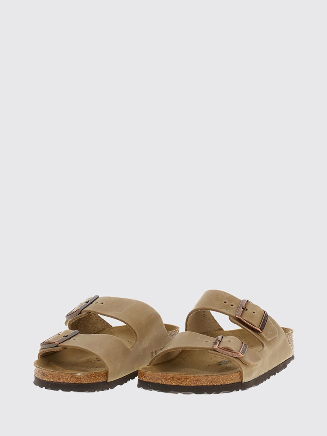 BIRKENSTOCK FLAT SANDAL: Flat sandal woman Birkenstock, Beige - Img 2