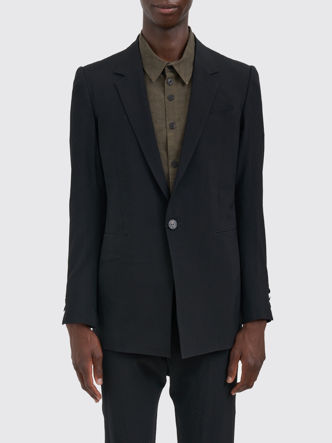 DEVOA 外套: 外套 男士 Devoa, 黑色 - Img 1