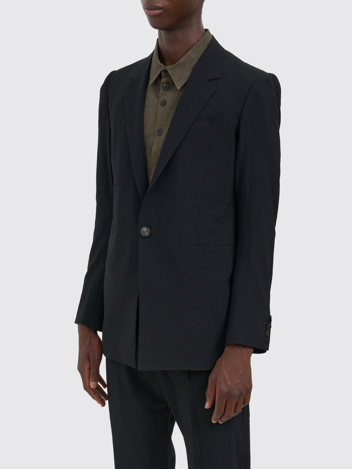 DEVOA 外套: 外套 男士 Devoa, 黑色 - Img 3